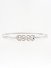 Knot Buckle Metal Belt