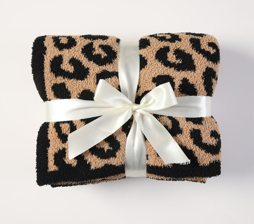 Cuddley Leopard Decorative Throw Blanket