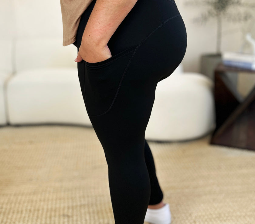 Wide Waistband Sports Leggings