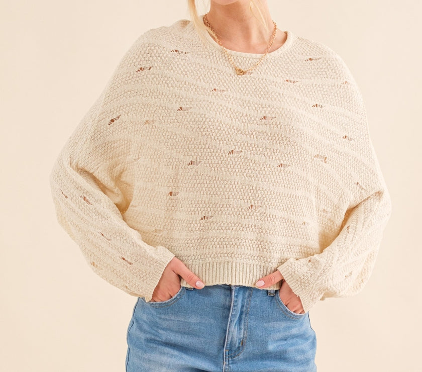 And The Why Dolman Sleeves Sweater