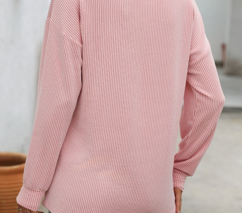 Mandy V-Neck Long Sleeve T-Shirt