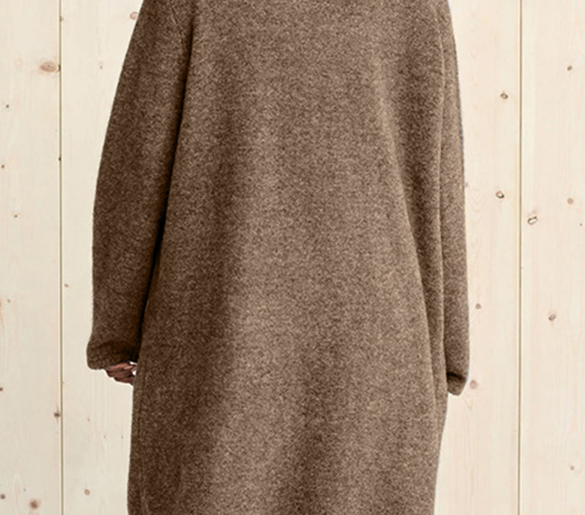 Open Front Long Sleeve Cardigan with Pockets