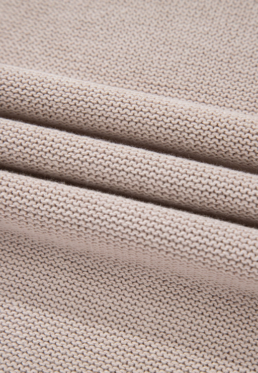 Color Block Round Neck Long Sleeve  Sweater