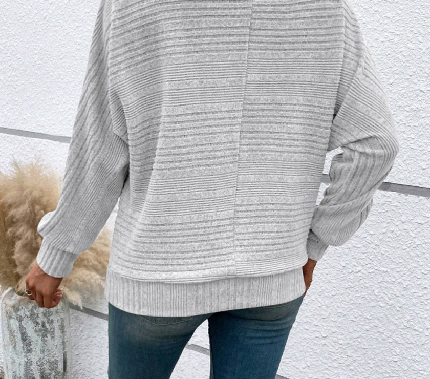 Full Size Round Neck Long Sleeve Top