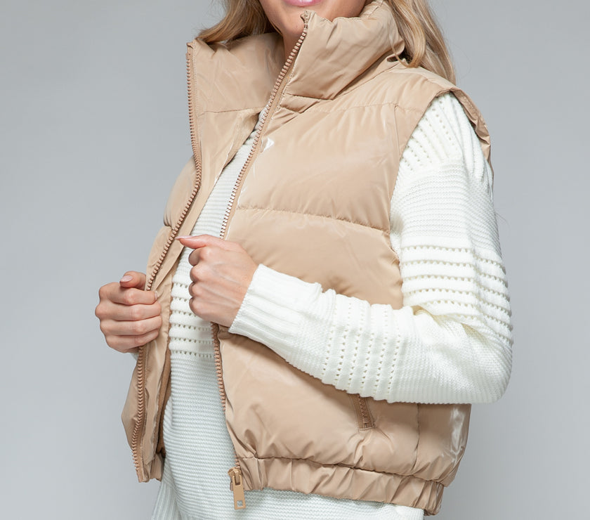 Snobbish Fine Fur Lining Quilted Vest