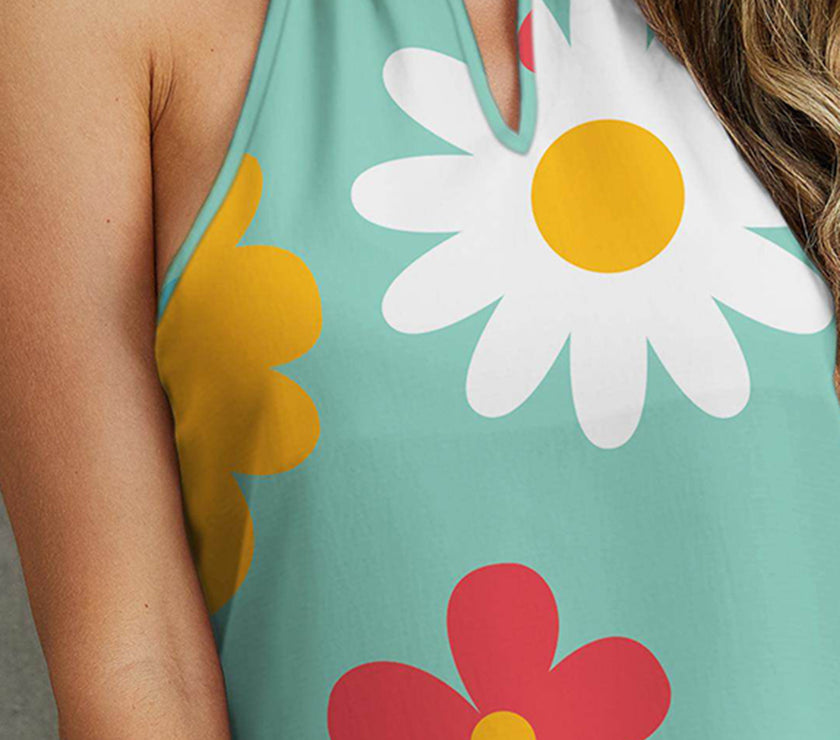 FAM-FAM Flower Grecian Neck Tank