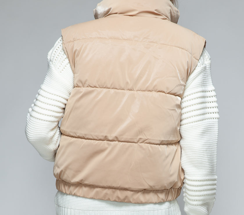 Snobbish Fine Fur Lining Quilted Vest
