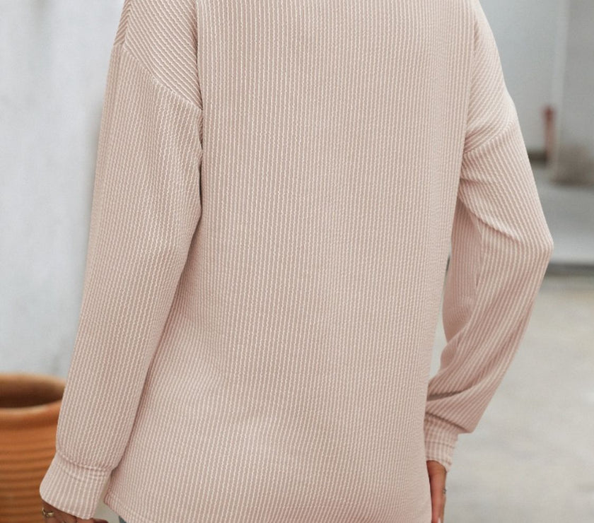 Mandy V-Neck Long Sleeve T-Shirt