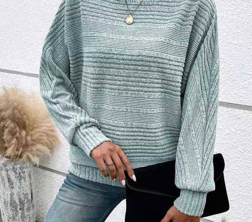 Full Size Round Neck Long Sleeve Top