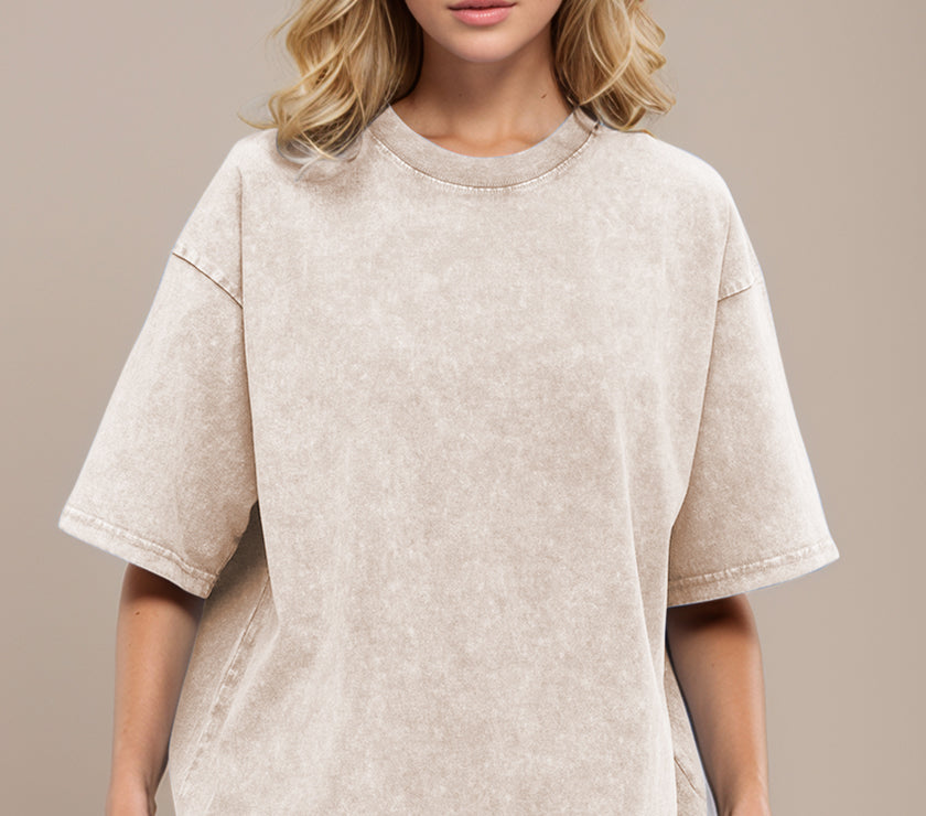 Basic Bae Round Neck Half Sleeve T-Shirt