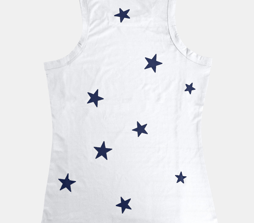 Full Size Star Round Neck Tank