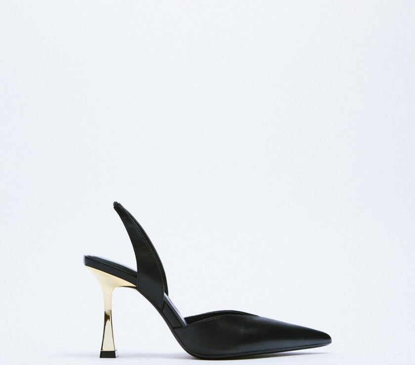 PU Leather Point Toe Stiletto Heel Pumps