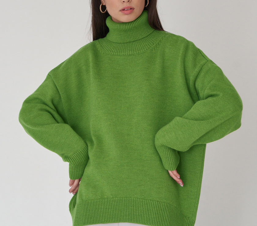 Turtleneck Long Sleeve Sweater