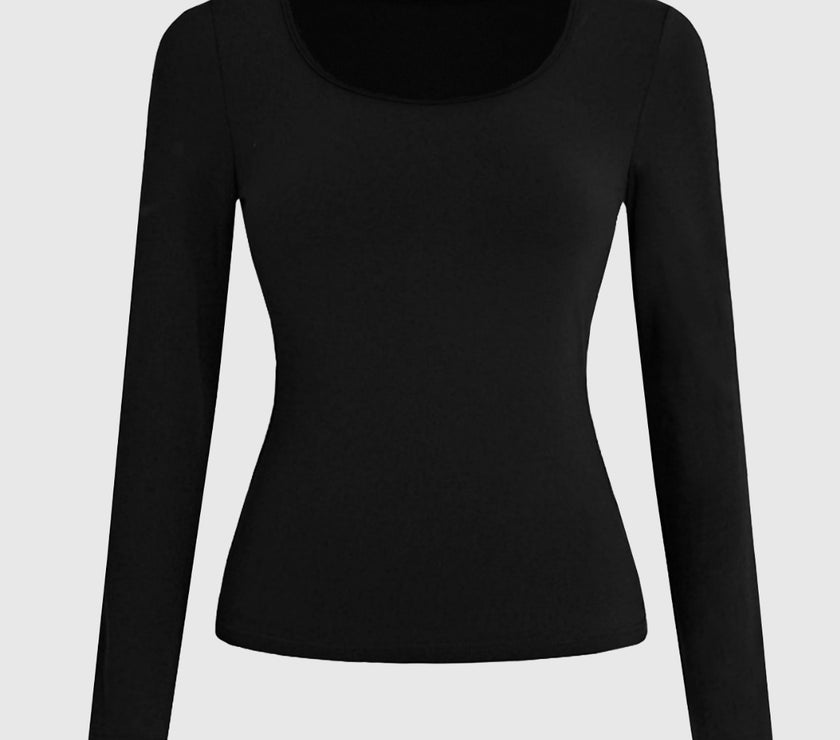 Round Neck Long Sleeve T-Shirt