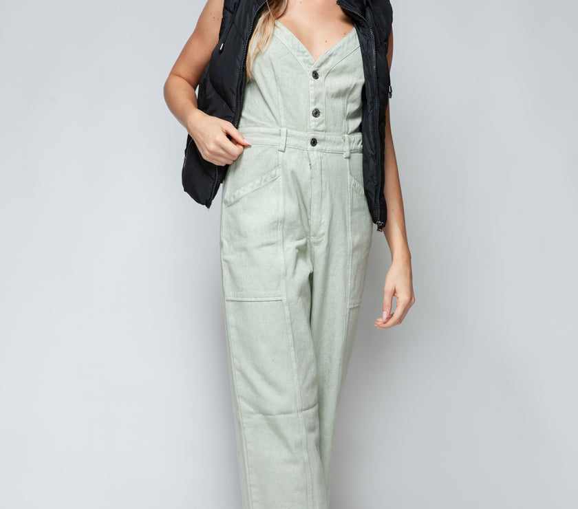 Snobbish Zip Up Quilted Hooded Vest