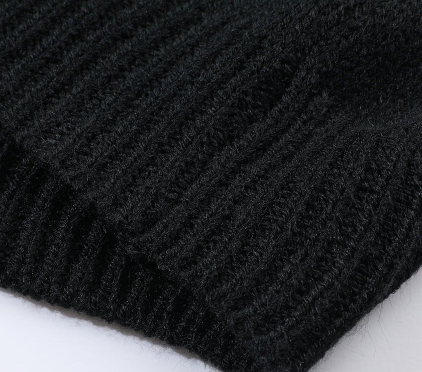 Floral Applique Drop Shoulder Open Front Cardigan