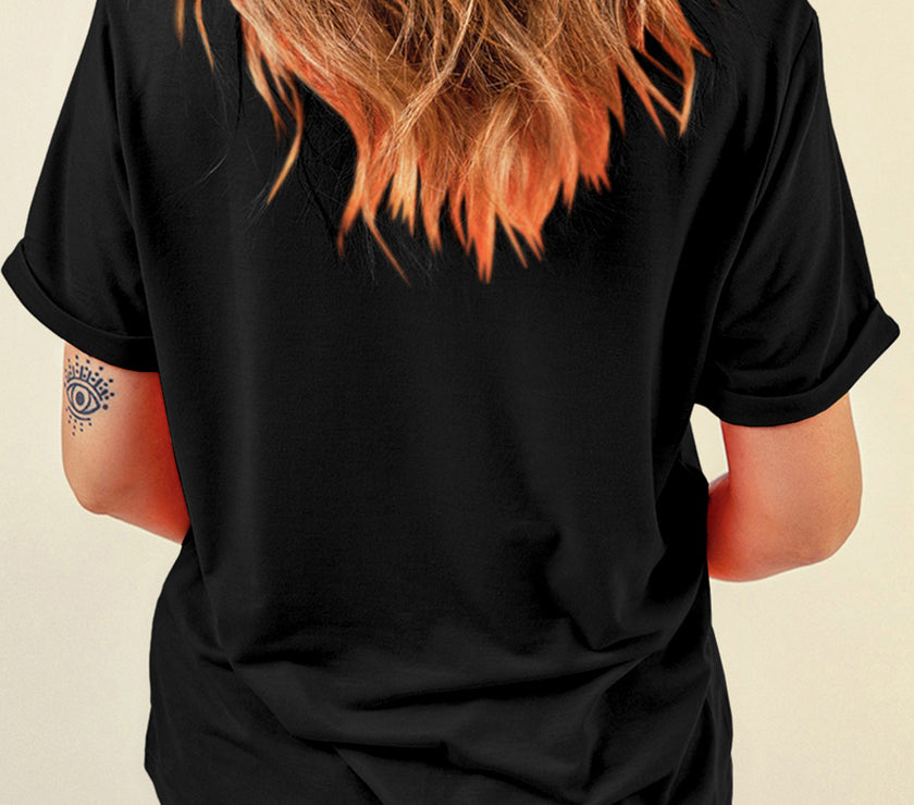 COWBOY Round Neck Short Sleeve T-Shirt