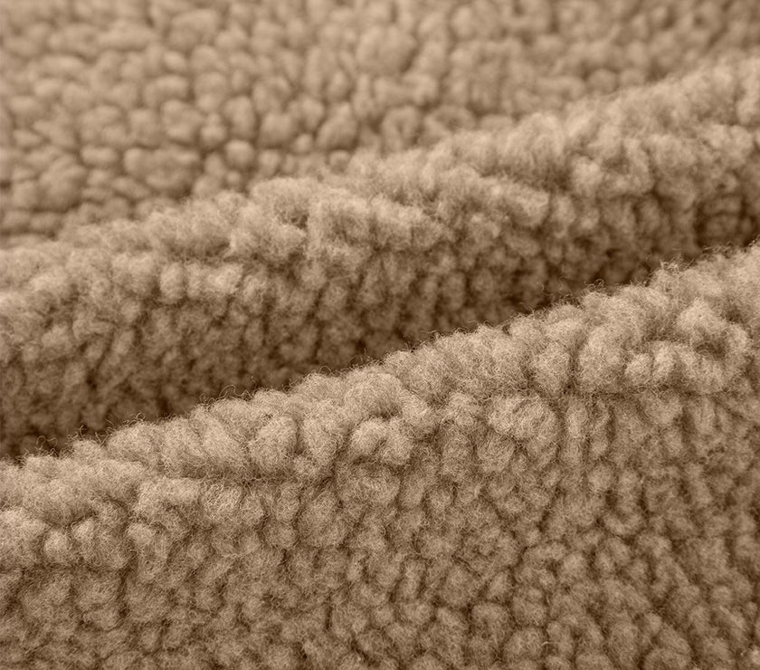 Drawstring Fleece Zip Up Hooded Jacket