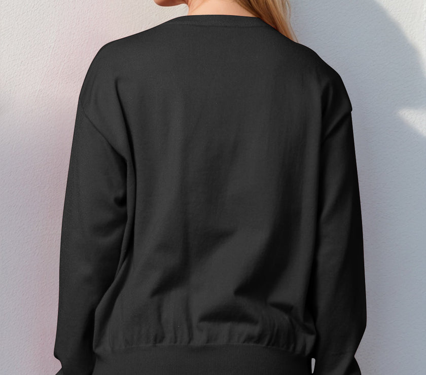 Double Take Full Size Nutcracker Sequin Long Sleeve Sweater