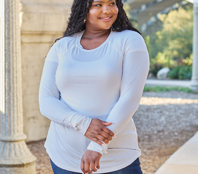 Basic Bae Full Size Round Neck Long Sleeve T-Shirt