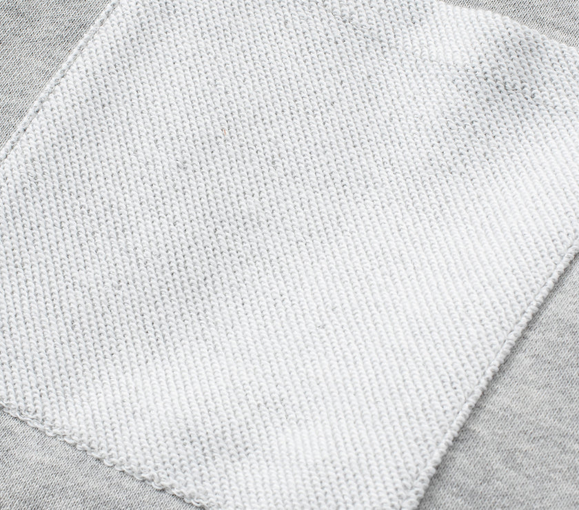 Color Block Double Chest Pocket Boat Neck Top