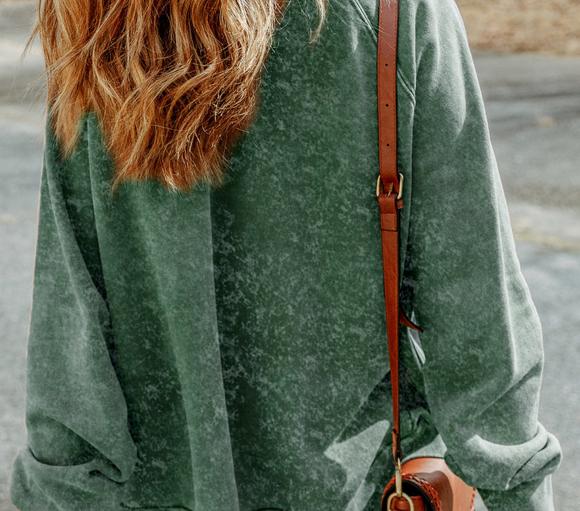 Snap Down Flap Pocket Long Sleeve Shacket