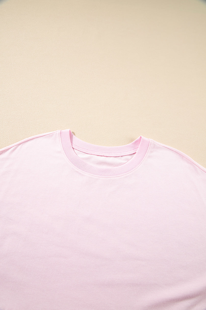 Round Neck Half Sleeve Mini Dress