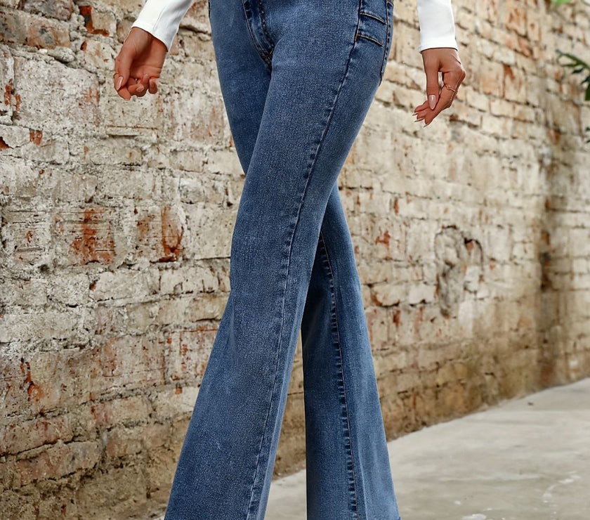 Bootcut Jeans with Pockets