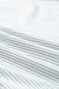 Striped Collared Neck Long Sleeve Shirt