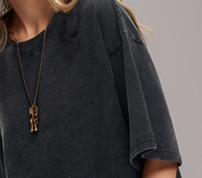 Basic Bae Round Neck Half Sleeve T-Shirt