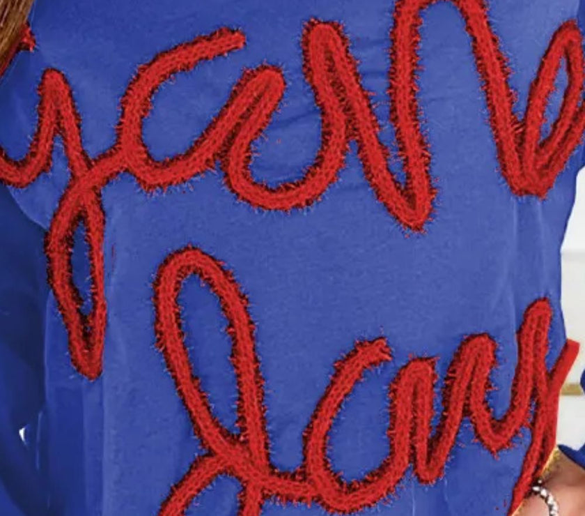 Round Neck Long Sleeve Sweatshirt