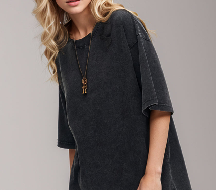 Basic Bae Round Neck Half Sleeve T-Shirt