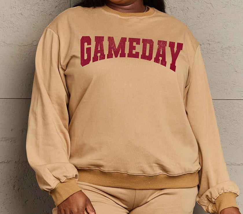 Simply Love Simply Love Full Size GAMEDAY Graphic Sweatshirt