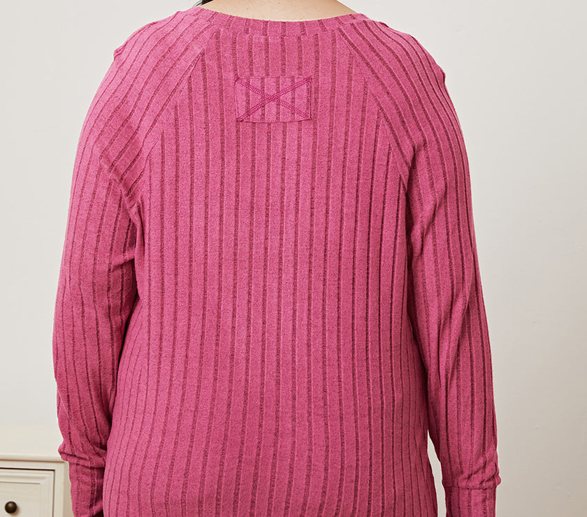 Basic Bae Full Size Ribbed Thumbhole Sleeve T-Shirt