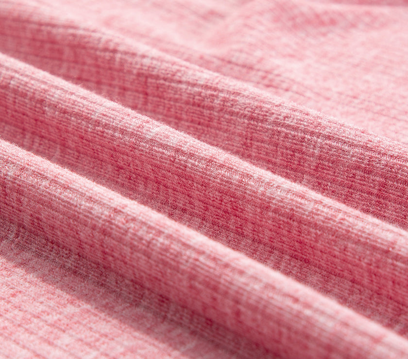 Plaid Floral Patchwork Round Neck Long Sleeve Top