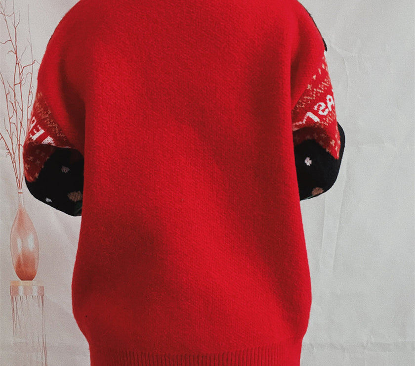 Christmas Element Long Sleeve Sweater