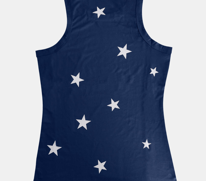 Full Size Star Round Neck Tank