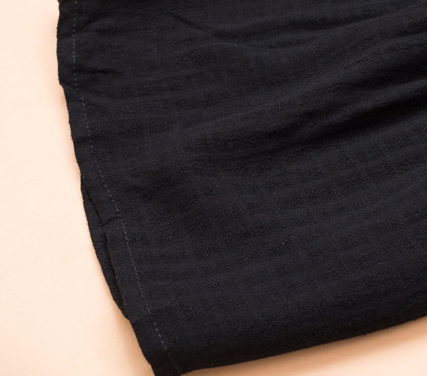 Cutout V-Neck Three-Quarter Sleeve Top