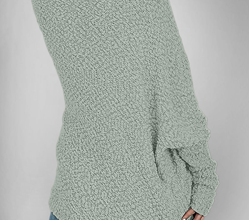 Double Take Pocketed Open Front Long Sleeve Cardigan