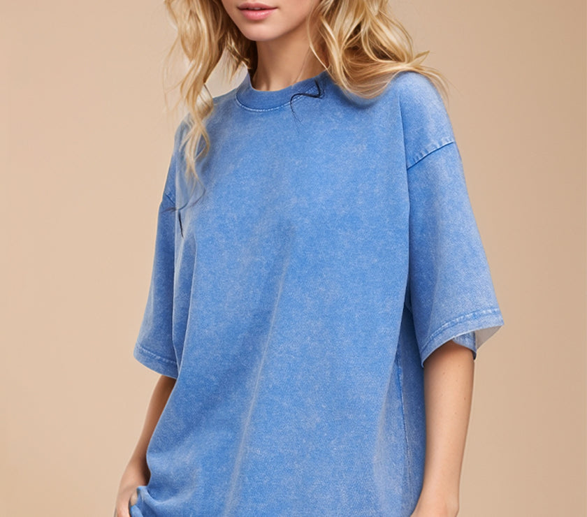 Basic Bae Round Neck Half Sleeve T-Shirt