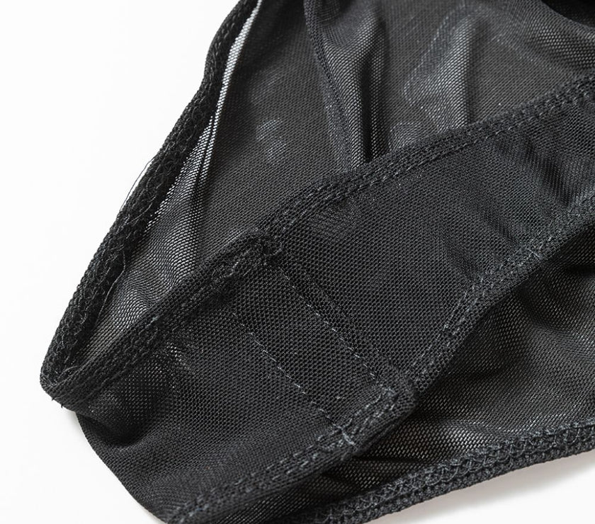 V-Neck Cami and Round Neck Long Sleeve Bodysuit Set