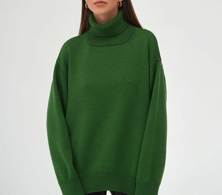 Turtleneck Long Sleeve Sweater