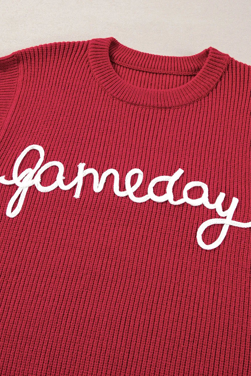 GAME DAY Round Neck Sweater Vest