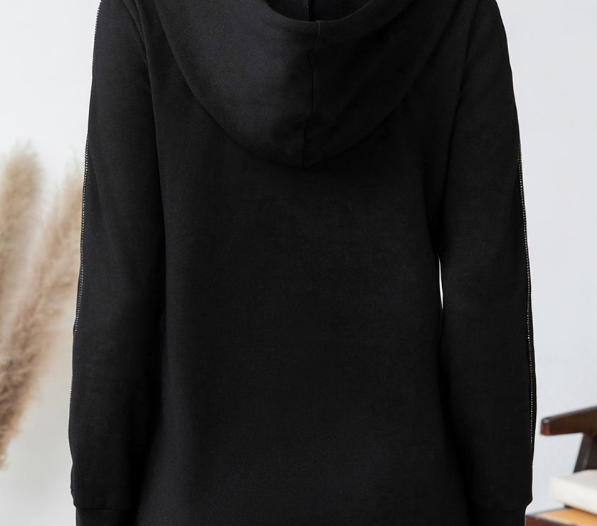 Drawstring Long Sleeve Hoodie