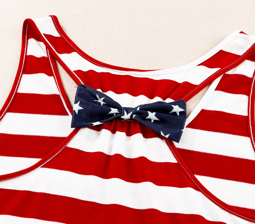 Star and Stripe Scoop Neck Tank