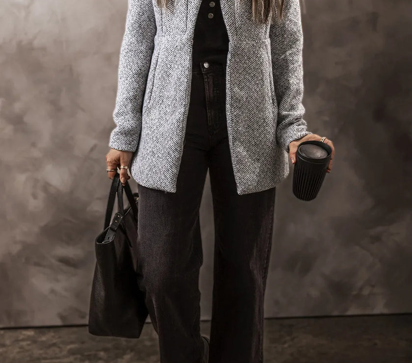 Open Front Long Sleeve Jacket