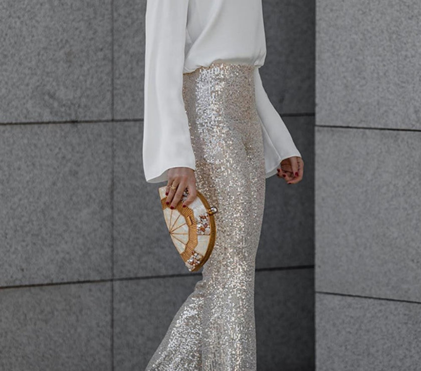 Backless Cowl Neck Long Sleeve Blouse