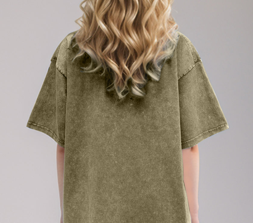 Basic Bae Round Neck Half Sleeve T-Shirt