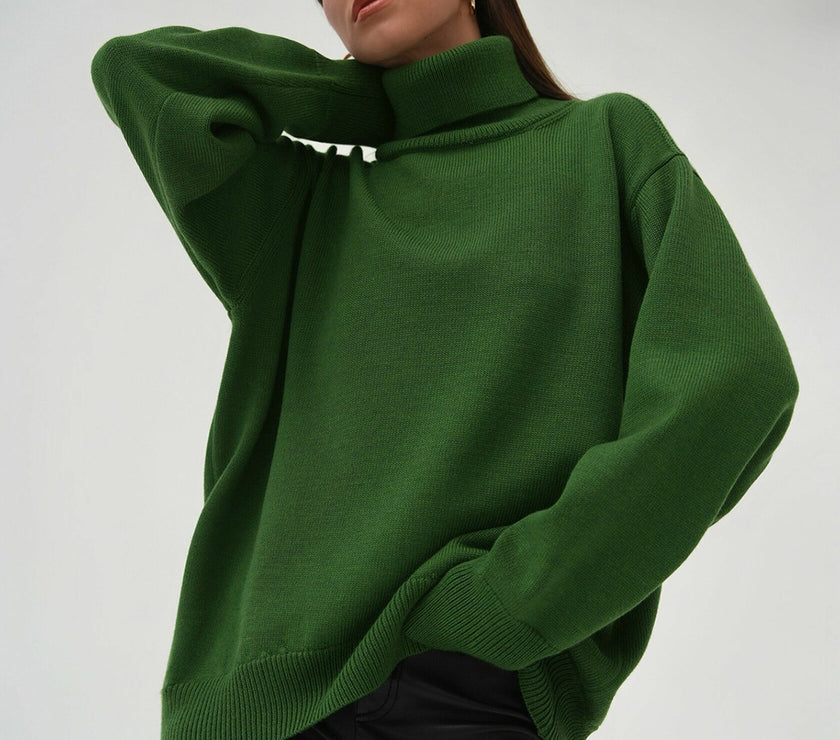 Turtleneck Long Sleeve Sweater