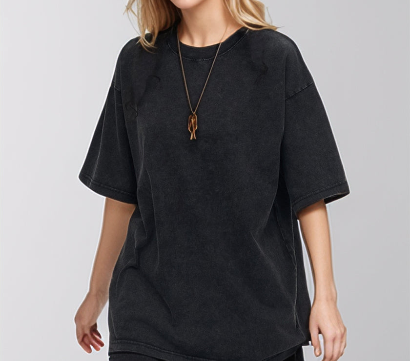 Basic Bae Round Neck Half Sleeve T-Shirt